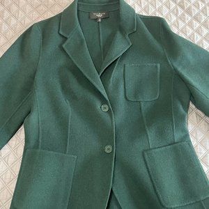 Talbots Women's Green Wool Blazer | 14P